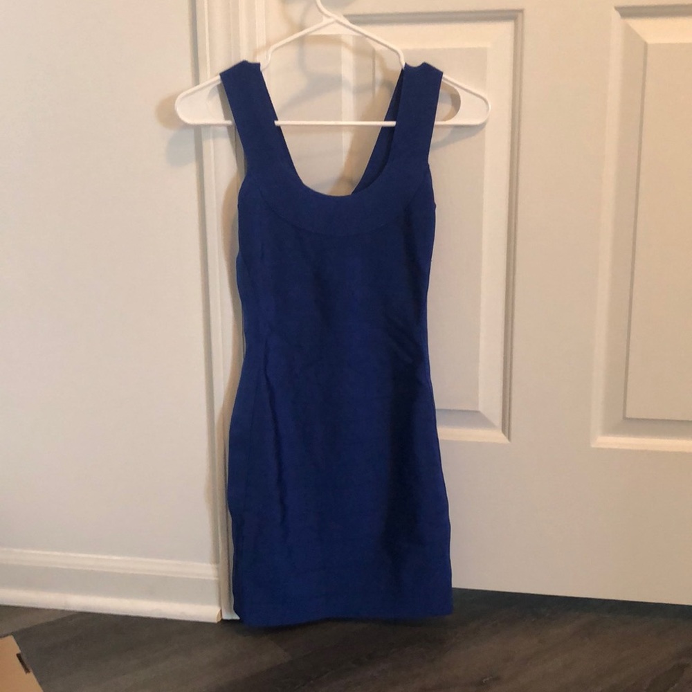 Marciano Scoop Neck Bandage Dress - S